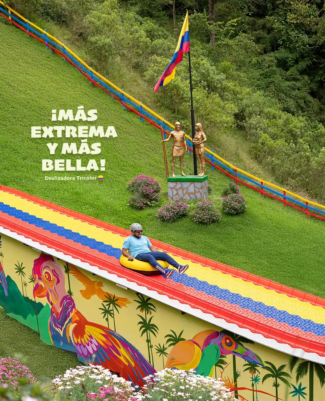 Deslizadora Tricolor